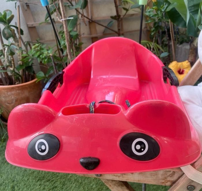 Lot de luge trés chou pour enfants, une rose et une blessé - photo numéro 5