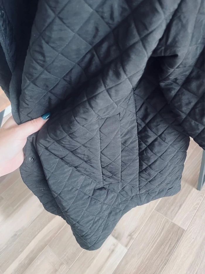 Veste matelassé oversize noir Zara XS - photo numéro 6