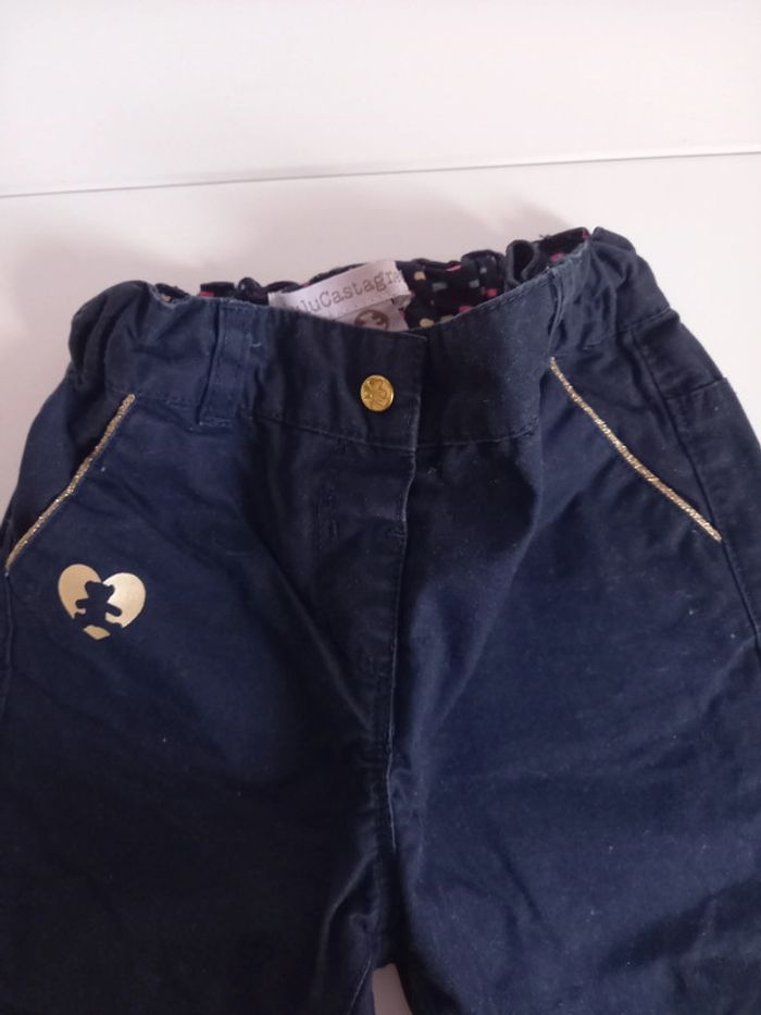 Pantalon lulu castagnette fille 24 mois - photo numéro 2