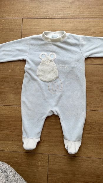 Pyjama, une pièce, motif souris