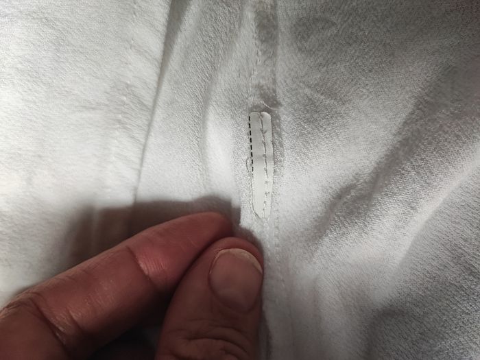 Haut Blanc Femme stradivarius M - photo numéro 7