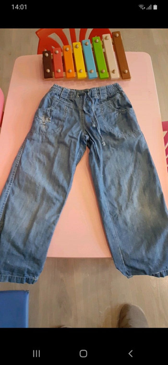 Jean taille élastique