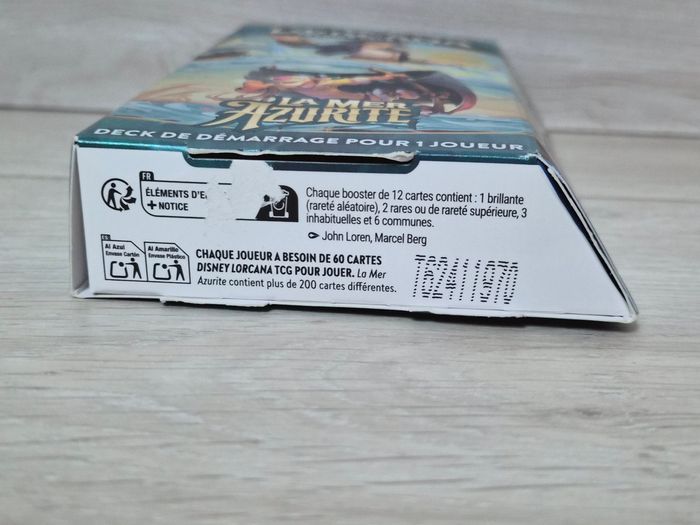 Deck de démarrage Disney Lorcana La mer azurite ambre rubis neuf - photo numéro 5