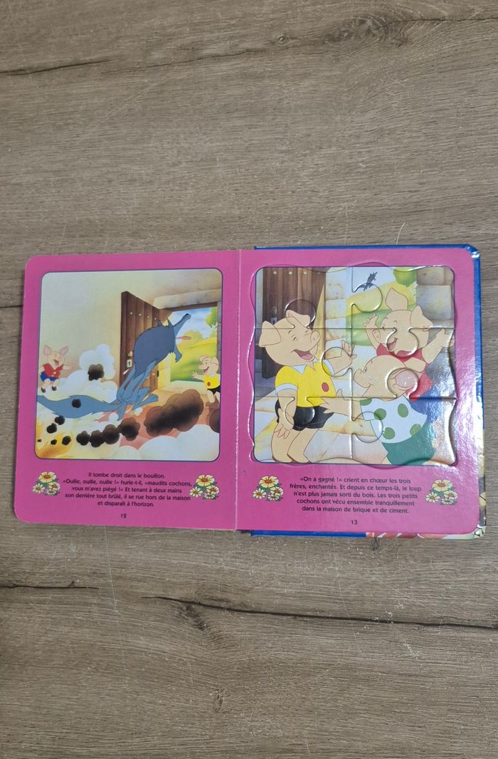 Livre puzzle Les 3 petits cochons - photo numéro 7