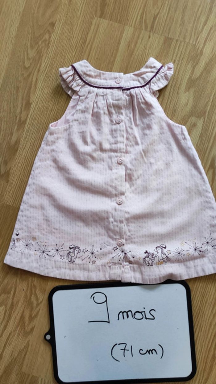 robe rose clair taille 9 mois - photo numéro 5