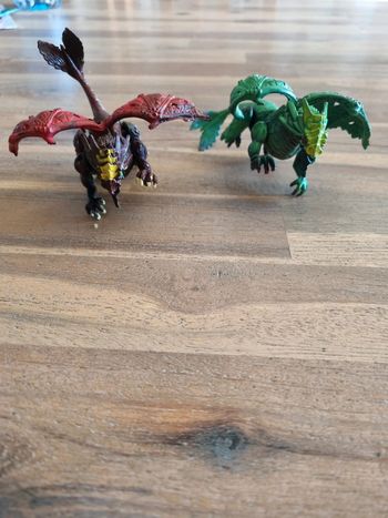 Lot de 2 dragons
