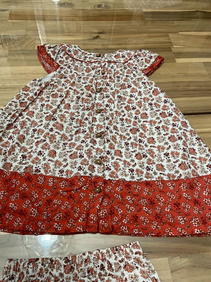 2 magnifiques robes été avec culotte 24 mois - photo numéro 7