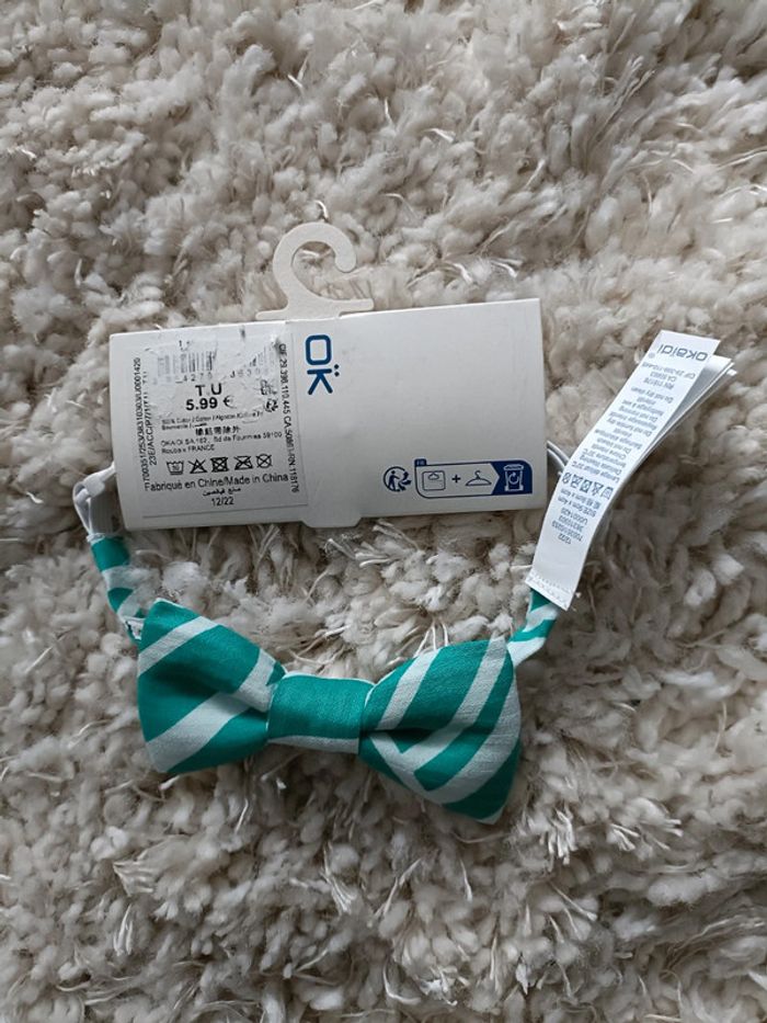 Nœud papillon Okaïdi en taille unique pour petit garçon - photo numéro 2