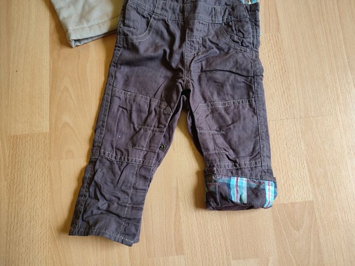 Lot ensemble salopette chemise et veste sans manche TAO assortis en 6M - photo numéro 4