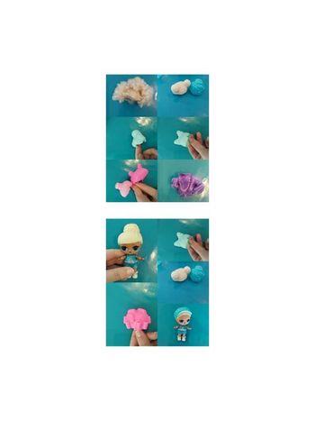 Poupée lol + perruquesss