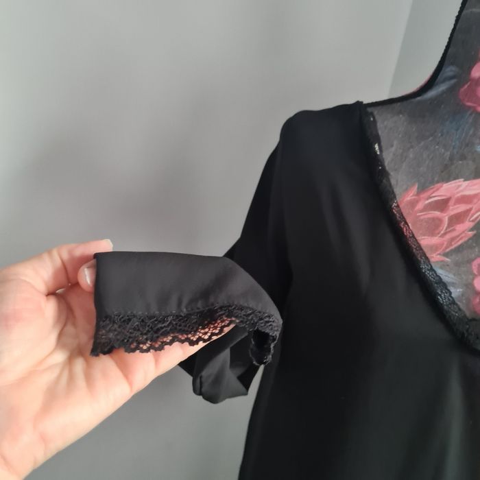 Blouse noire zara - photo numéro 3