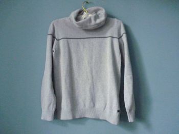 Pull garçon IKKS 12 ans col roulé gris collection hiver TBE