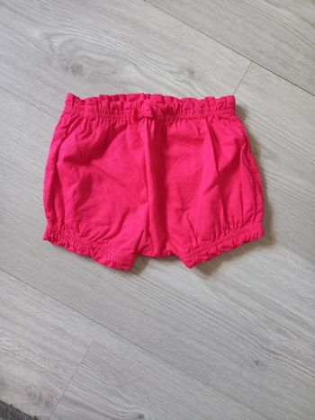 Short fille 3 mois