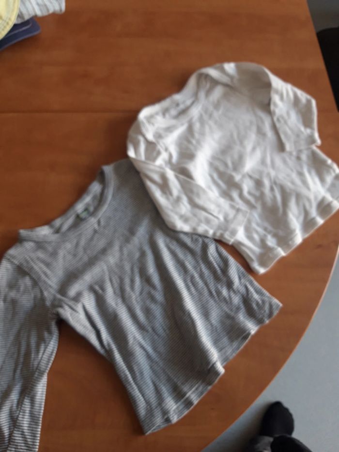 Lot de 2 t shirt manches longues