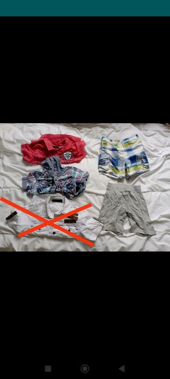 Lot 4 PCS été marques diverses 3 ans