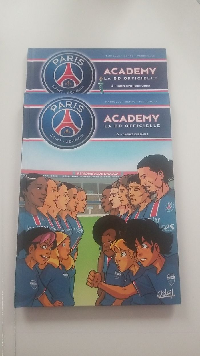 Lot de 6 livre PSG academy - photo numéro 3