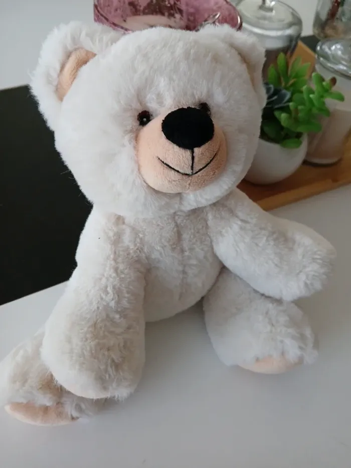 Péluche doudou ourson 🌿🎁 - photo numéro 2