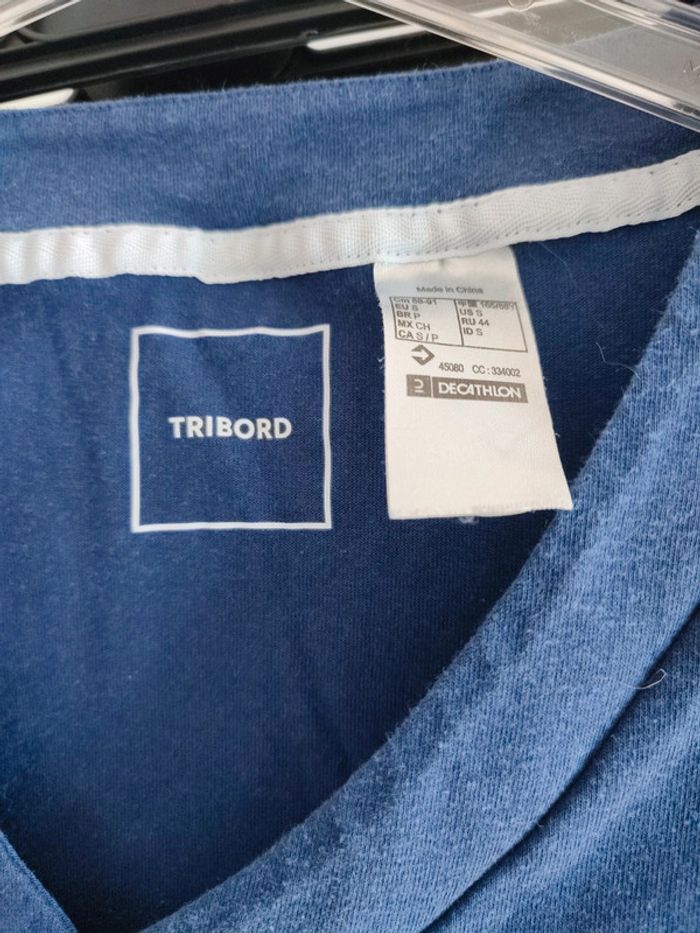 T-shirt bleu tribord - photo numéro 2
