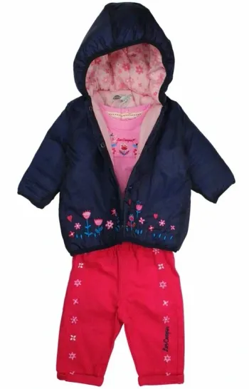 Ensemble lot 3 pièces Lee Cooper blouson capuche pantalon t-shirt neuf 6 mois