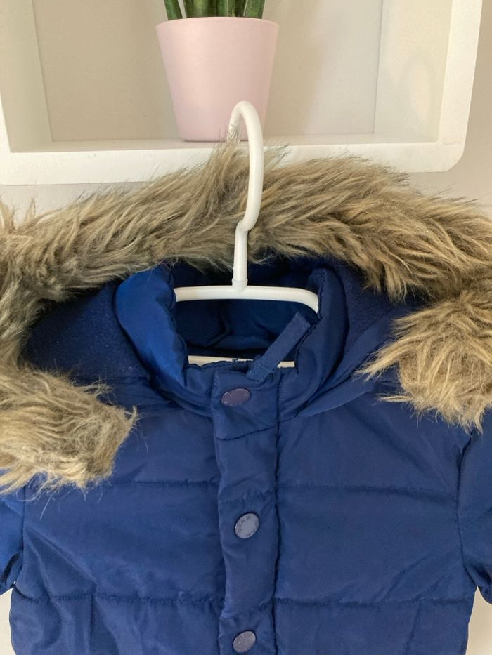 Manteau doudoune garçon taille 12 mois marque Du Pareil au même - photo numéro 4