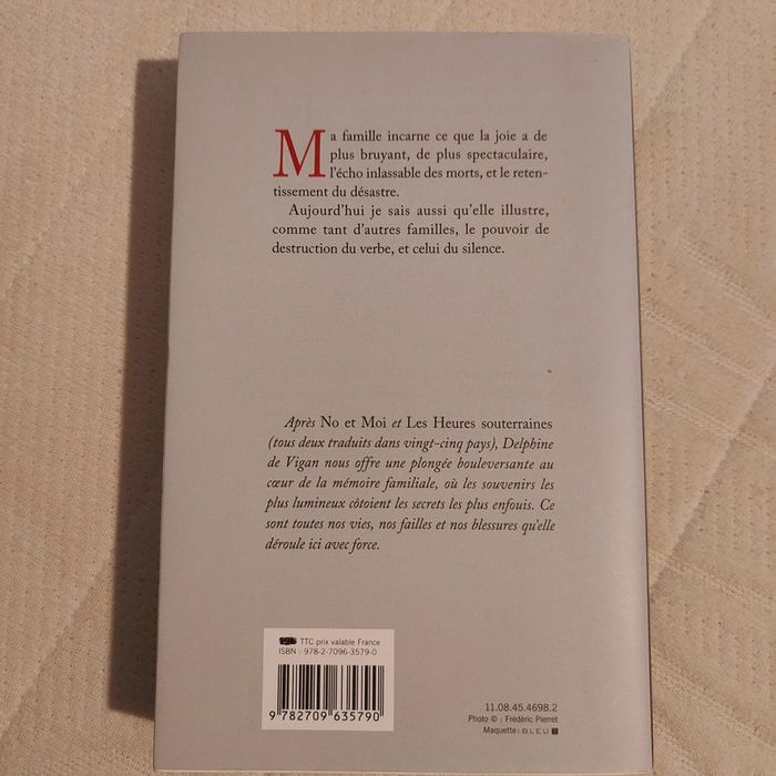 Rien ne s'oppose à la nuit de Delphine De Vigan - photo numéro 2