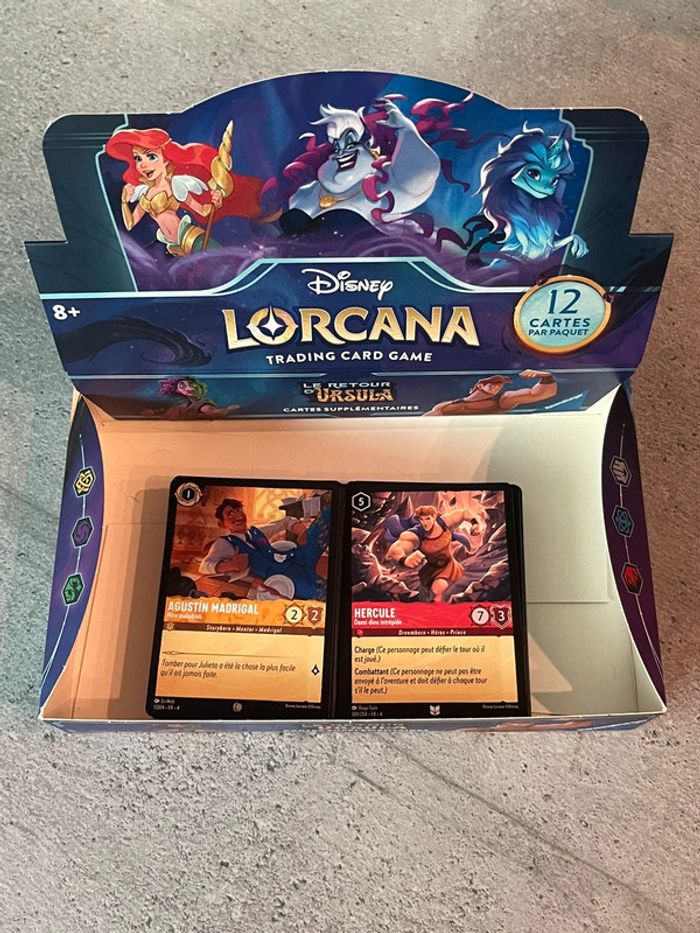 Lot 113 cartes Lorcana Disney différentes - chapitre 4 le retour d’Ursula