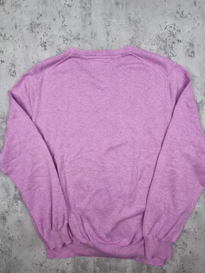 Pull col V Tommy Hilfiger mauve, XL Hommes - photo numéro 8