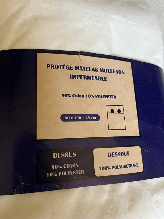 Protège matelas 90x190 Neuf - photo numéro 2