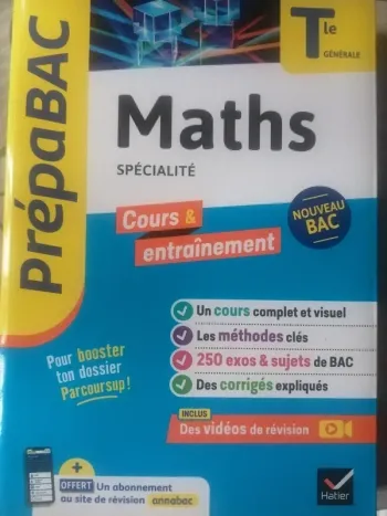Maths spécialité terminale
