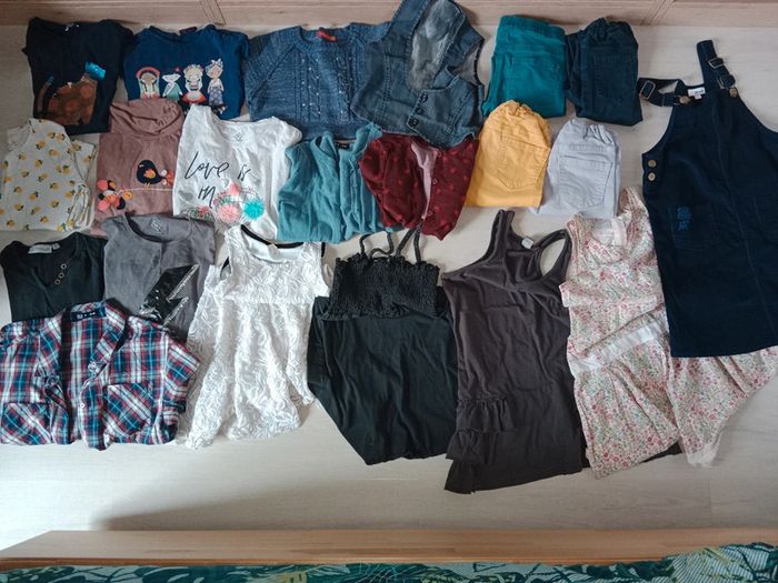 Lot vêtements fille 10 ans