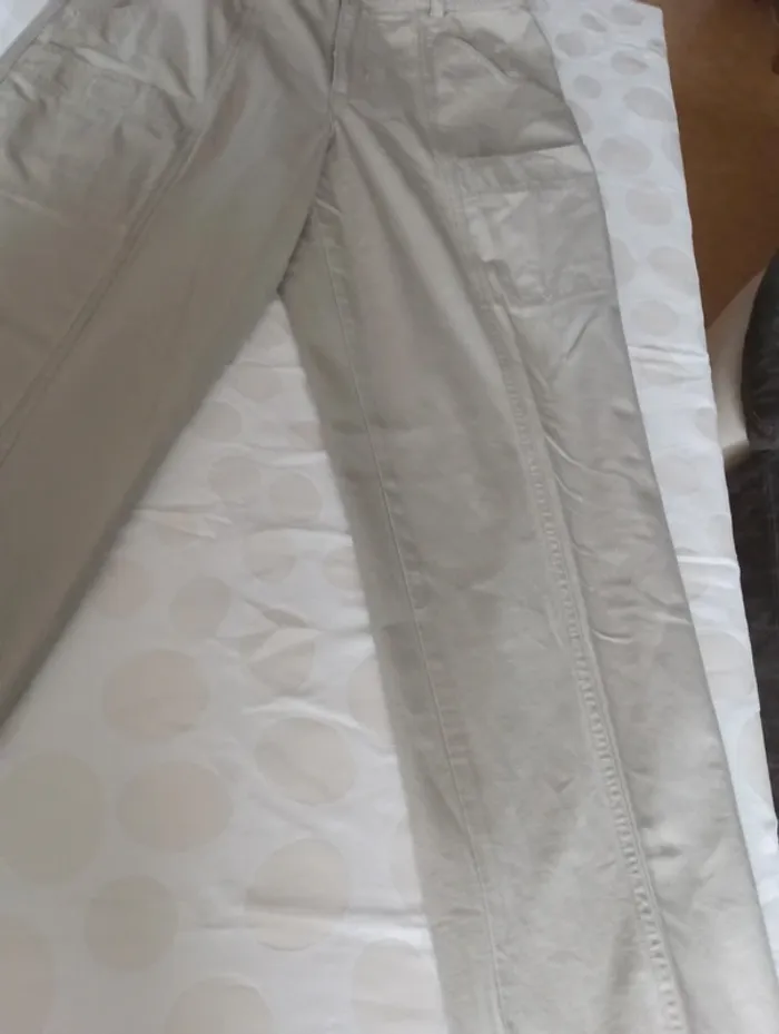 Pantalon jeans homme Columbia taille 38 jambes larges style cargo randonnée - photo numéro 2