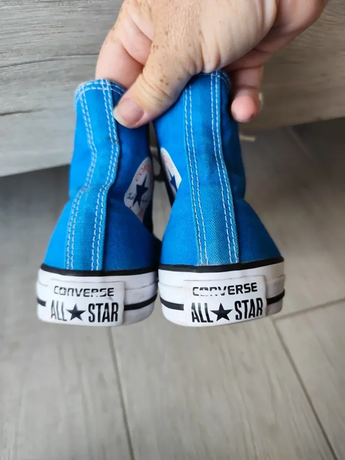 Converse hautes bleu électrique - photo numéro 7