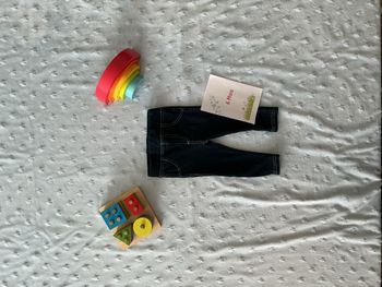 legging effet jean bleu taille élastique 6 mois 