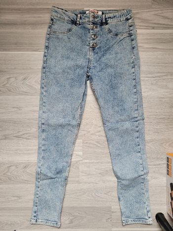 Jean/tregging skinny bleu clair