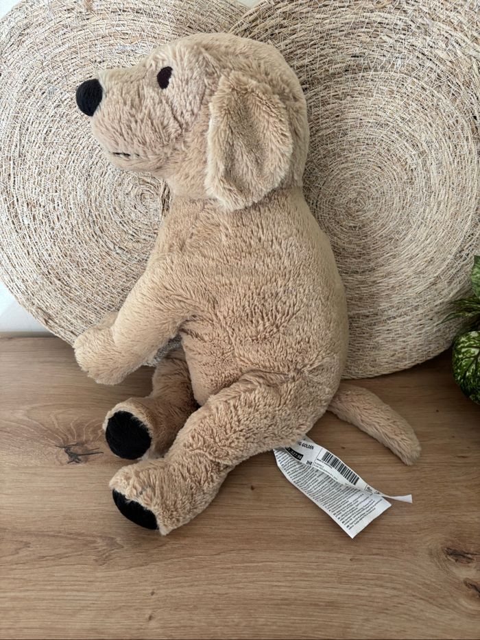 Neuf doudou chien beige golden retriever ikea