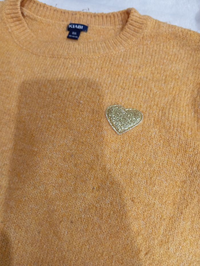 Pull jaune moutarde - photo numéro 2