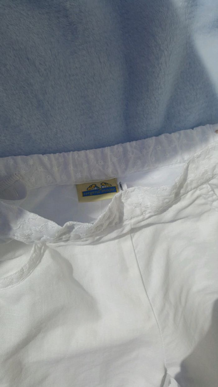 Pantacourt blanc Sergent Major 6 ans - photo numéro 3