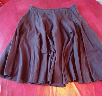 Jupe marron in extenso taille 38