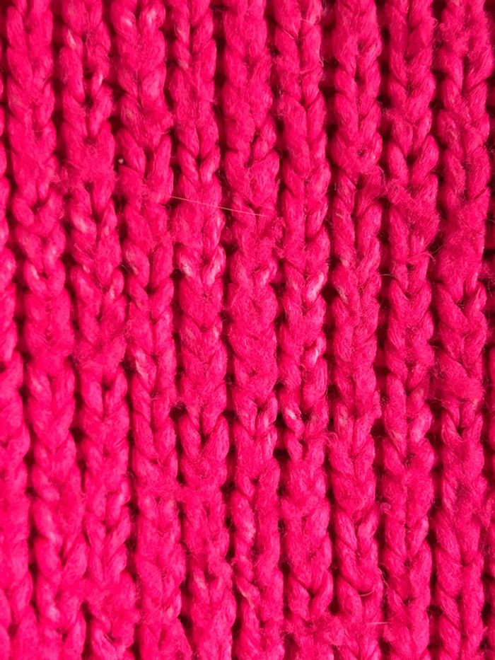 Pull rose col v April Vintage taille unique - photo numéro 3