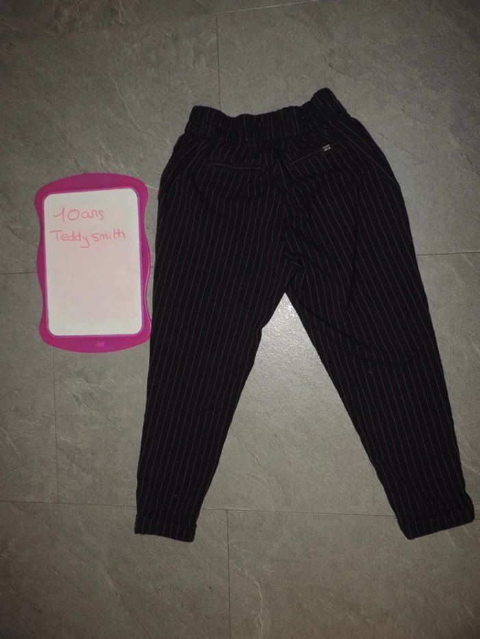 pantacourt teddy smith bleu marine taille 10 ans - photo numéro 2