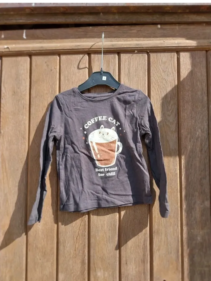Tee-shirt manche longue 4 ans garçon
