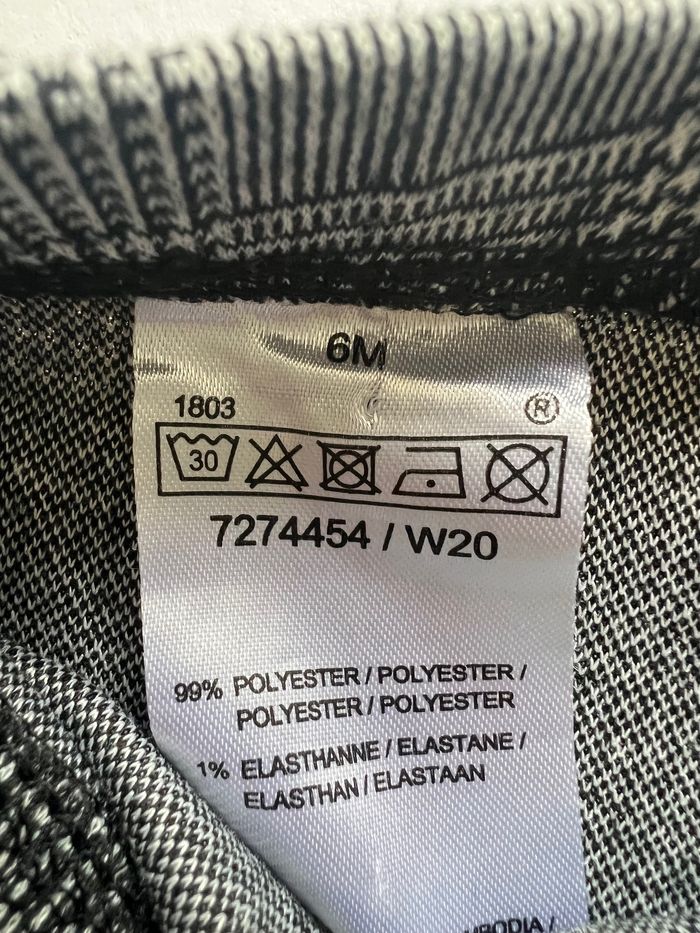 Pantalon fille pied de poule 6 mois - photo numéro 2