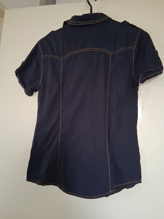 Chemise " jennyfer " aspect jean bleu " t- XS " - photo numéro 2