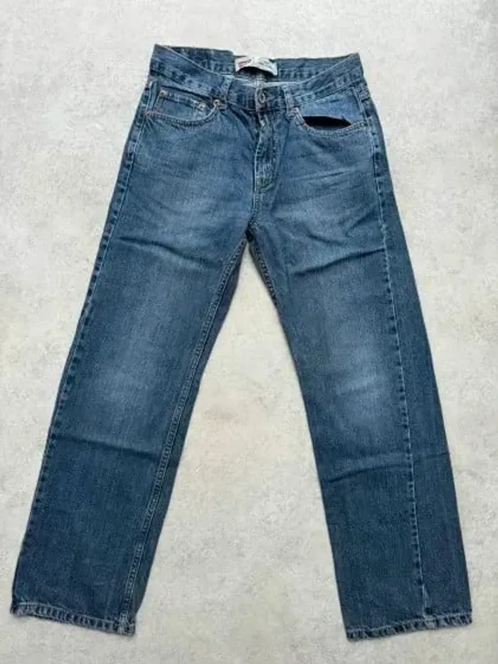 Jeans Levi's 550 W27 FR36 L27 coupe droite bleu marine Homme Men pan569b - photo numéro 2