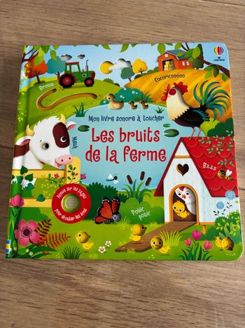 Livre sonore bébé Les bruits de la ferme