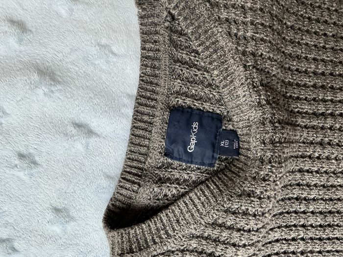 pull chaud gris et orange 12 ans gapkids - photo numéro 6