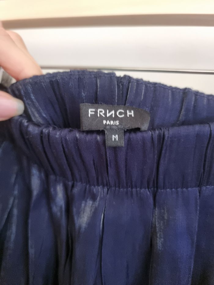 Jupe longue bleu marine Frnch taille 38 - photo numéro 2