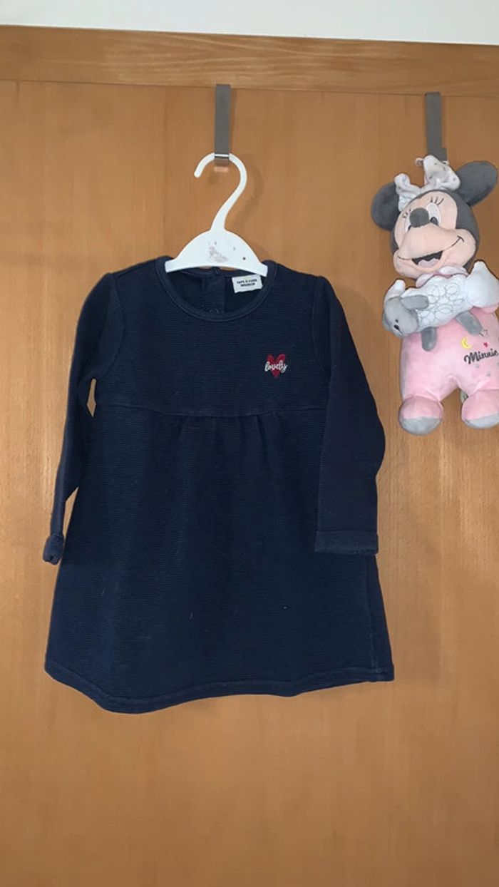 Robe manches longues « lovely » 18 mois