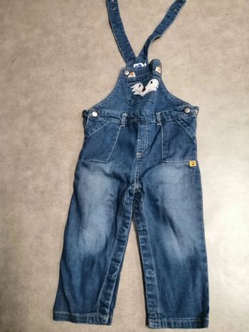 salopette jean garcon 2 ans