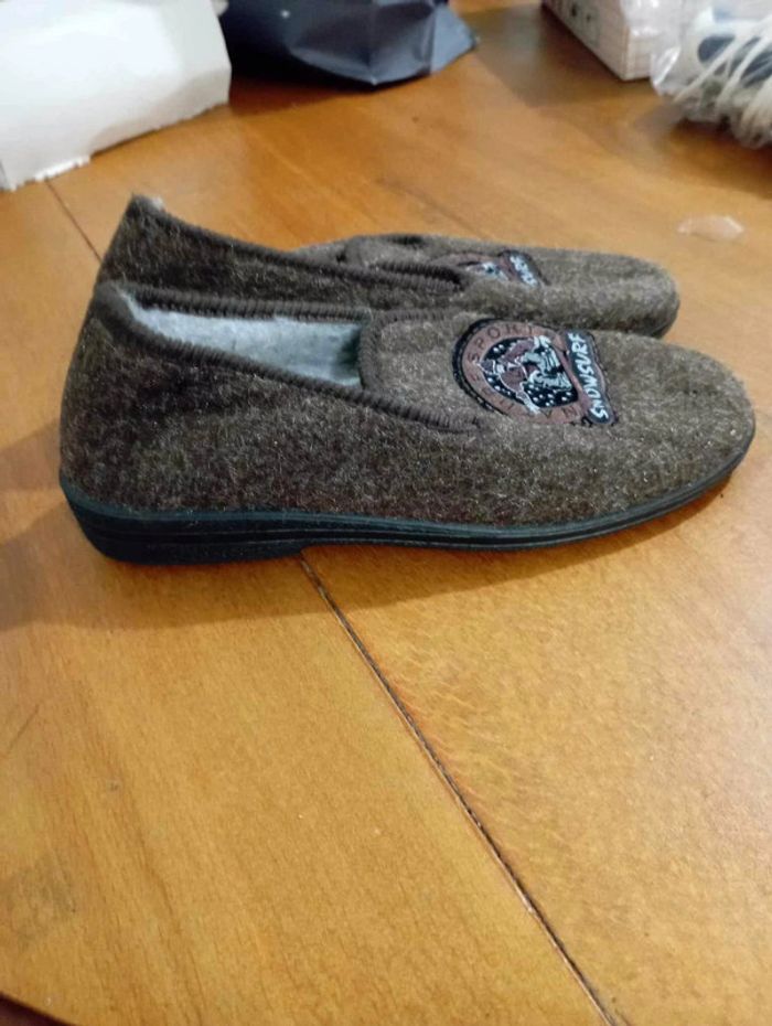 Pountoufle femmes marron taille 36 marque nature sport neuf avec étiquette